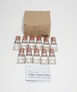 *Lot of 11* ABB 54111 One-Hole Compression Copper Lug 3/8" Bolt 3/0 AWG