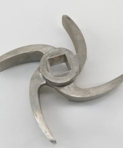 Tri-Clover 7-3/4" Stainless Steel Open Impeller