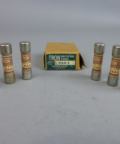 *Lot of 6* Bussmann KAA-4 KAA4 Tron Rectifier Quality Fuses 4A Eaton Buss