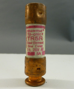 Gould Shawmut TR5R Dual Element Time Delay Fuse 5A 250V