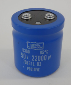 Nippon Chemi-Con U36D Aluminum Electrolyte Capacitor 50V 22000uF