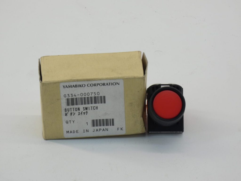 Yamabiko G334-000750 Button Switch, Red
