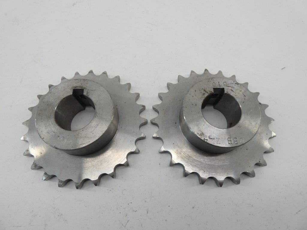 *Lot of 2* 08B-Z24 Sprocket 24-Teeth 1-3/32" Bore