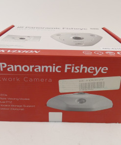 DS-2CD63C2F-IV 12MP IR Panoramic Fisheye Network Camera 2mm Lens 12V 1.2A 14.7W
