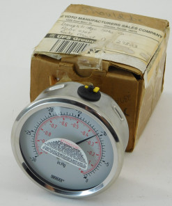 Wika 4" Pressure Gauge -30 to 0 in.Hg 1/2" NPT Back Connection 9734533 213.53