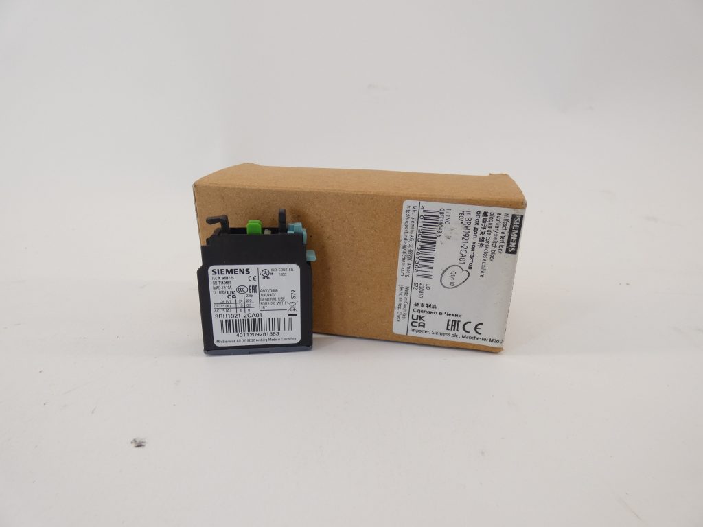 *Box of 10* Siemens 3RH1921-2CA01 Auxiliary Switch Block 10A 240V