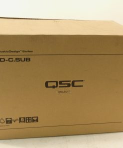 QSC AD-C.SUB 6.5" Black Ceiling Subwoofer W/ 70/100V Transformer