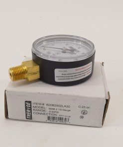 Trerice 800B2502LA30 Pressure Gauge 2-1/2" 0-30PSI 1/4" NPT