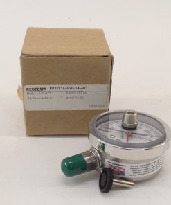 Reotemp PR25 S1A4P20-D-P-MQ Pressure Gauge 2-1/2" 0-200PSI 1/4" NPT