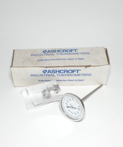 Ashcroft 30EI60R060 Bimetal Thermometer 3" Gauge 1/2" Back NPT 50-550°F 6" Stem