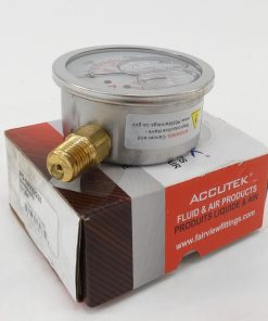 Accutek PG-5000SG25 Liquid Filled Pressure Gauge 1/4" NPT 2 1/2" Dial 0-5000PSI