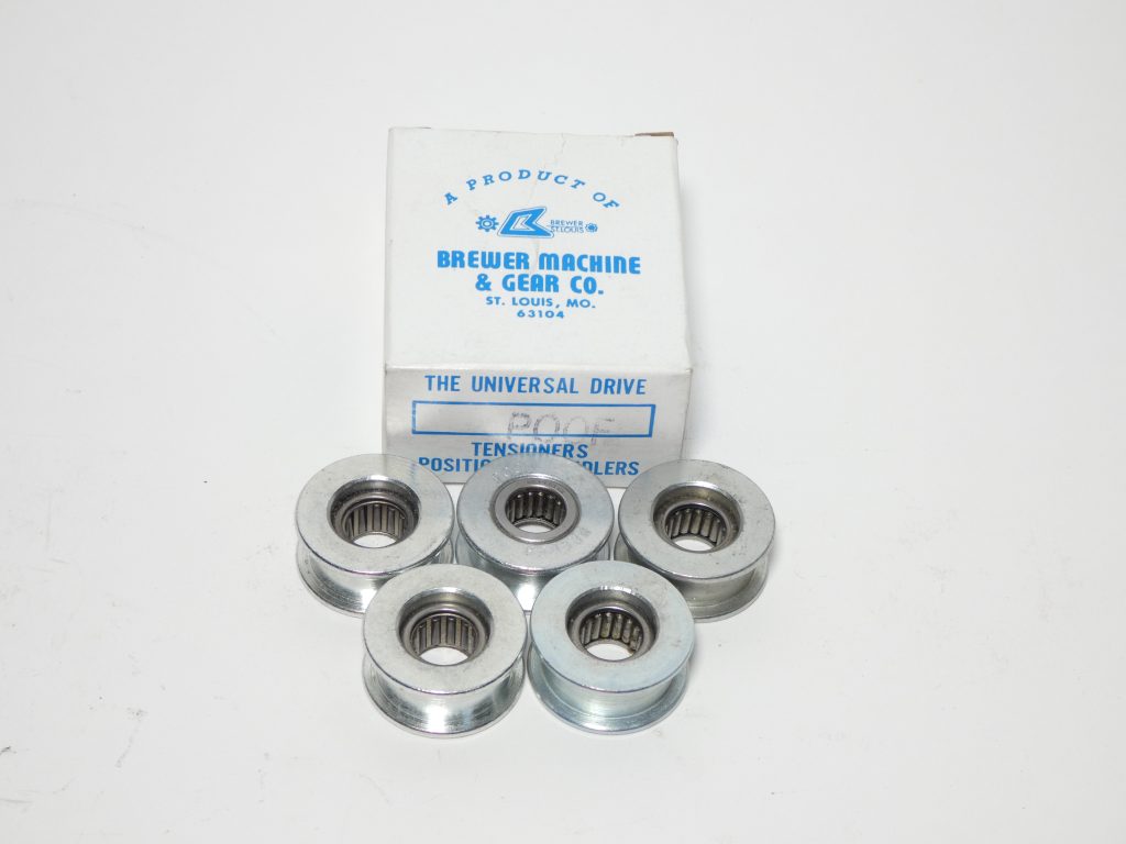 *Box of 5* Brewer POOF Pulley Idler 1/2" ID 1-3/8" OD 7/16" Belt