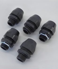 *Lot of 4* Thomas & Betts 3/4" Straight Fitting Bullet Connector