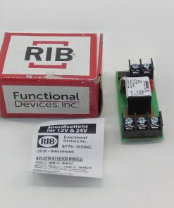RIB RIBMN12C 2.75" SPDT Track Mount Relay 12VAC/DC 15A
