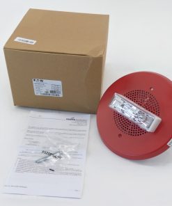 Eaton E90-24MCC-FR Series E90-24MCC Red Fire Alarm Wheelock Speaker Strobe