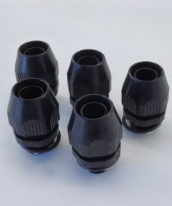 *Lot of 5* Thomas & Betts 3/4" Liquid-Tight Conduit Fitting Black