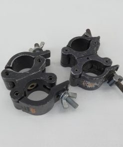 *Lot of 2* Doughty Swivel Cheeseborough Clamp 500kg Black Coupler