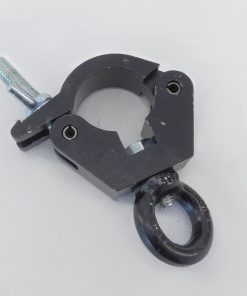 Doughty T58015 Slimline Half Coupler Hanging Clamp w/ M12 Eye Nut 48-51mm Black