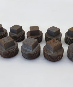 *Lot of 10* Square Head Pipe Plug 1" NPT