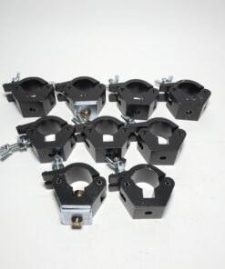 *Lot of 9* Doughty T57201 Cheeseborough Half Coupler Clamp Black TuV
