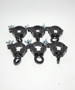 *Lot of 6* Doughty T57011 T58011 Slimline Clamp Half Coupler w/ M12 Eye Nut