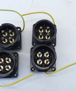 *Lot of 4* LK Connectors 2723 Black Connector Plug 4-Pins Black