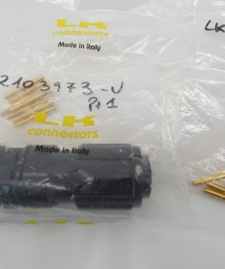 LK Connectors 4423 7-Pin Plug Black w/ Extra Pins