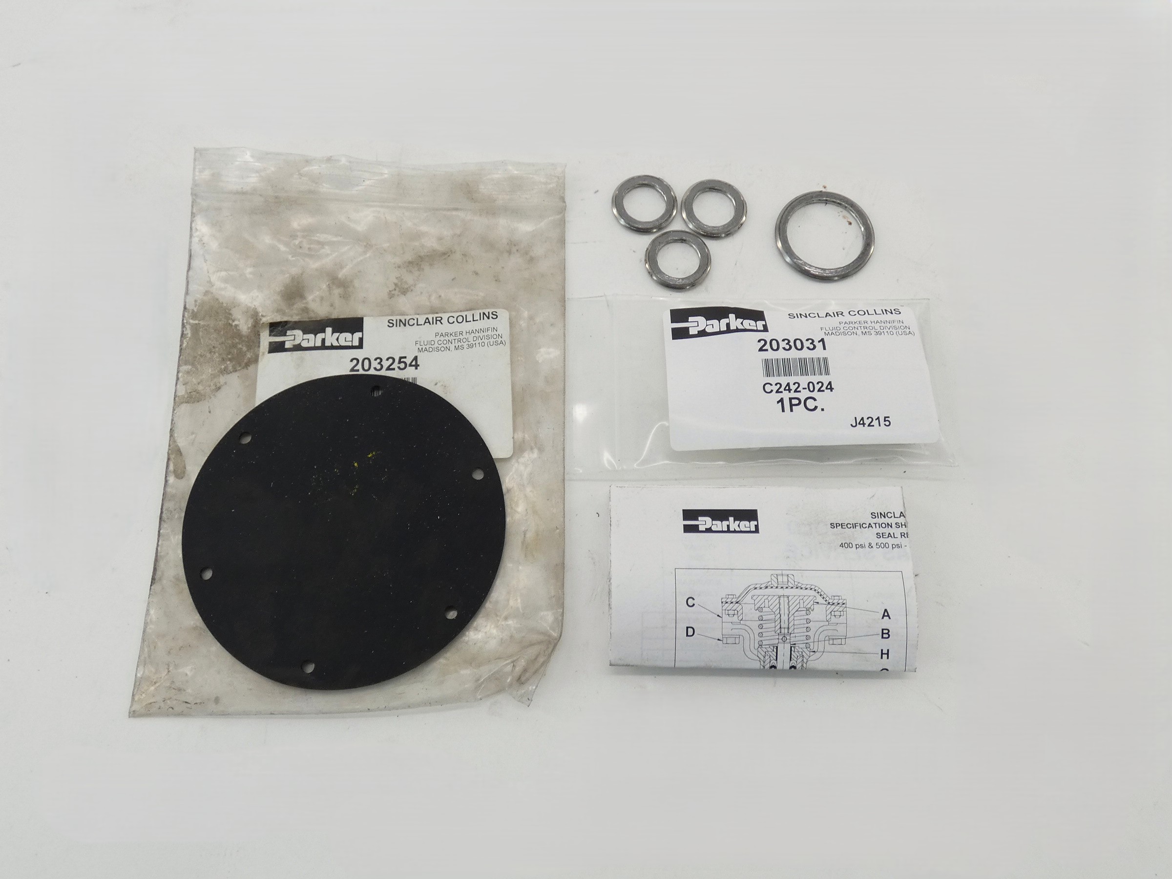 Parker Hannifin 203254 Solenoid Valve Repair Kit.jpg Parker Hannifin 203254 Solenoid Valve Repair Kit.jpg